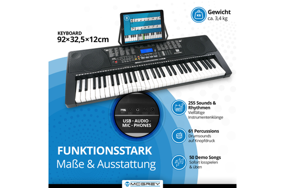 McGrey LK-6150 61-Key Keyboard Safety Fix Set image 3