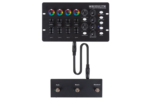 Showlite LDO-10 MKII FS LED DMX Operator + Footswitch Set image 3