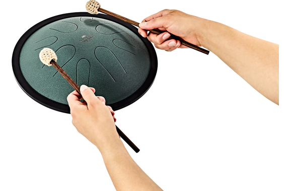 Meinl Sonic Energy 10" Compact Steel Tongue Drum Dunkelgrün image 3