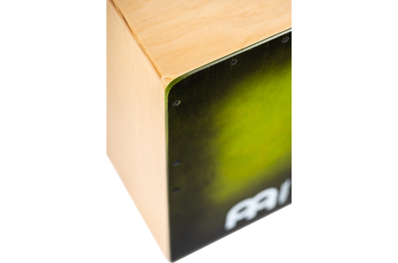 Meinl Percussion Snarecraft Series Snare Cajon 100 Édition Spéciale Green Burst image 3