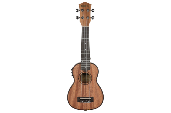Cascha Premium Soprano Mahogany Ukulele Set with Pickup image 3
