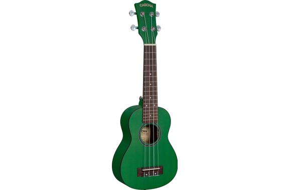 Cascha Sopran Ukulele Caoba LH Verde image 3