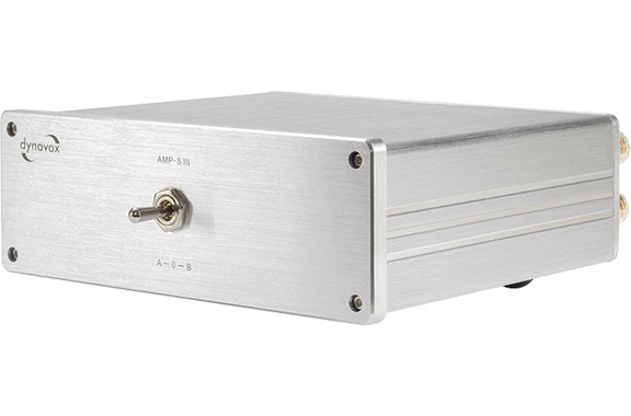 Dynavox AMP-S III Verstärker/Boxen-Umschalter Silber image 3