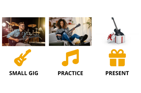 Rocktile Banger's Pack Single Cut E-Gitarren Set, 7-teilig Black image 3