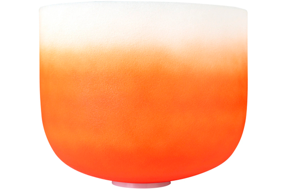 Cuenco de Cristal Sela SECCU13D Naranja 13" 432Hz image 3