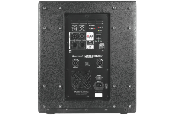 Omnitronic MAXX-1206DSP 2.1 Aktiv-System Schwarz image 3