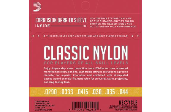 D'Addario EJ 27N-3/4 Student 3x Set image 3