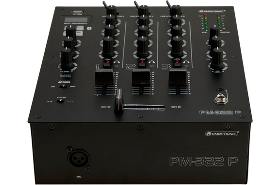 Omnitronic PM-322P DJ Mixer met Bluetooth & MP3-Player image 3