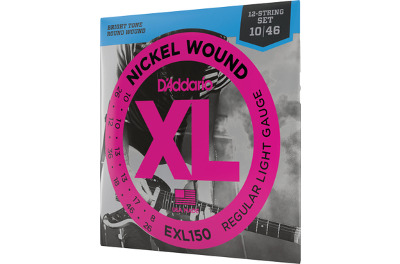 D'Addario EXL150 Regular Light 12-String image 3