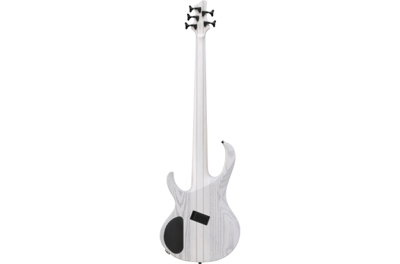 Ibanez BTB855MS-TWF Bass Workshop BTB 5-String Electric Bass Transparent White Flat image 3