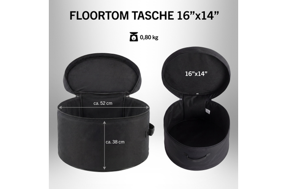 XDrum Schlagzeugtasche für Floor Tom 16" x 14" image 3