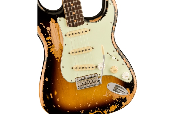 Fender Mike McCready Stratocaster RW 3 Color Sunburst Aged image 3