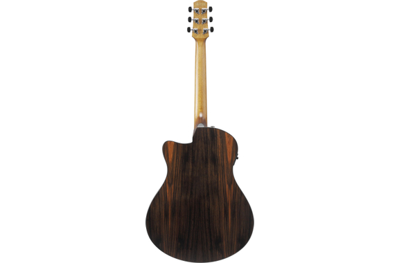 Ibanez AAM70CE-TBN Transparent Charcoal Burst image 3