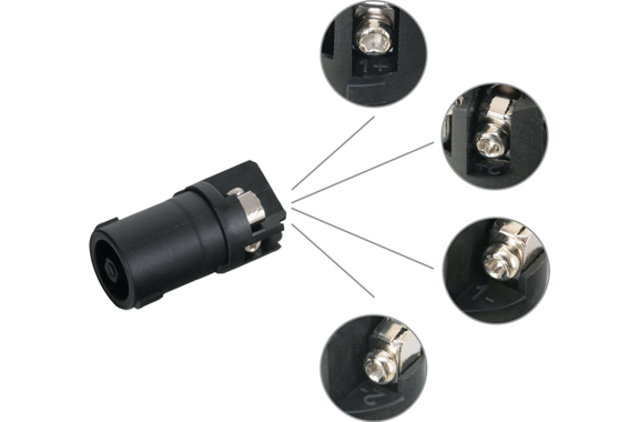 Pronomic 4SPM Speaker Speaker-male Steckerset image 3