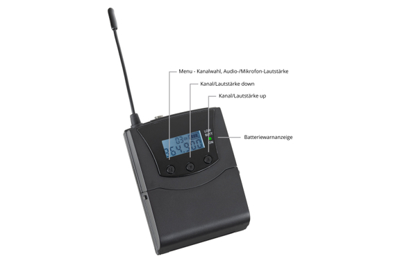 Pronomic Silent Guide V2 SDT-BP30 Bodypack-Sender image 3