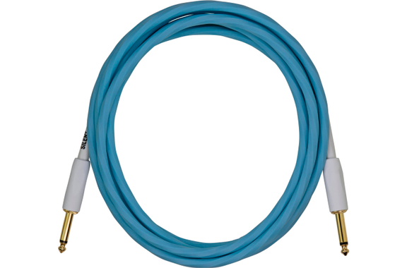 Pig Hog Hex Series Silent Kabel 3m Daphne Blue image 3