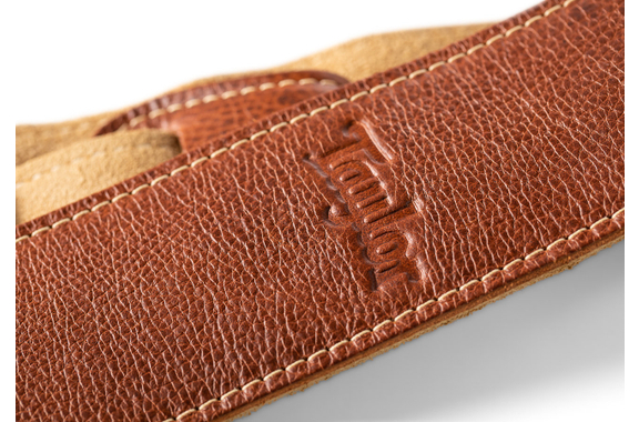 Taylor Suede Guitar Strap Medium Brown image 3