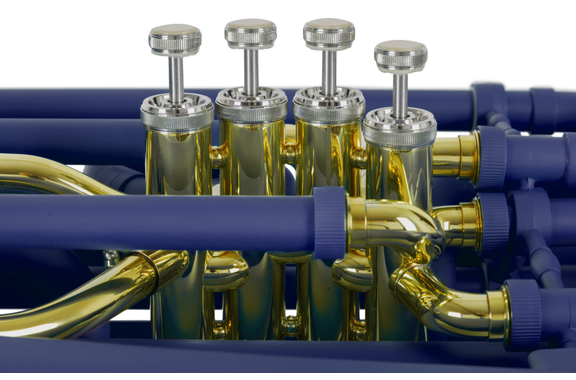 Classic Cantabile KT-30MB MardiBrass Tuba Bb de plástico azul mate image 3