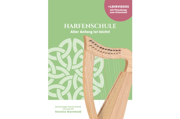 Classic Cantabile H-12 WN Arpa Celtica 12 Corde Set image 3