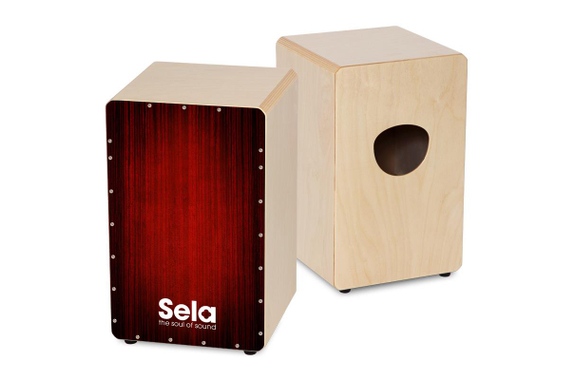 Sela Varios Cajon Red Set incl. Cajon School image 3