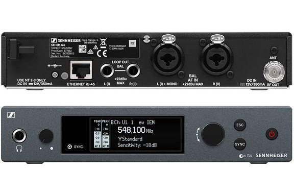 Sennheiser EW IEM G4 Wireless In Ear-Monitor A-Band image 3