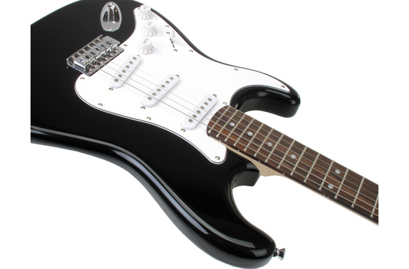 Rocktile Pro ST3-BK Chitarra Elettrica Nera per Mancini + Scuola di Chitarra image 3
