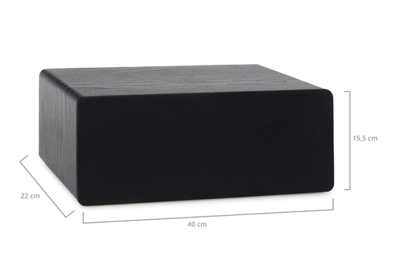 McGrey CS-440 BK 2x 4" Enceintes HiFi Bibliothèque/Centre noires 40W RMS image 3