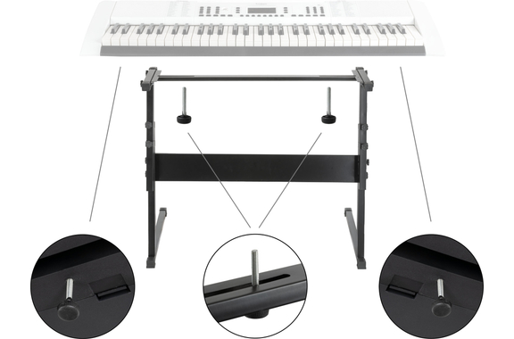 Support Clavier McGrey Z Noir image 3