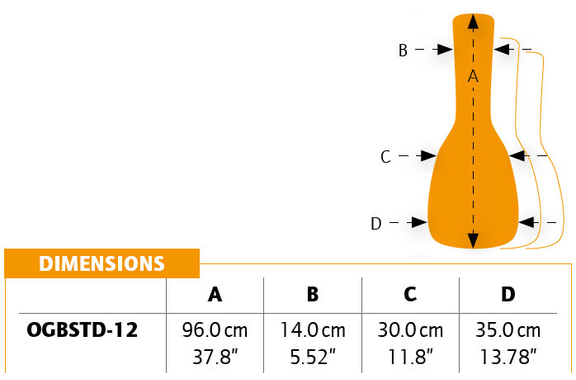 Ortega Economy Gigbag for 1/2 Classical Guitar image 3