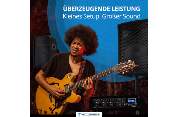 McGrey BP-210 Bandpack PA-Anlage 100 Watt  - Retoure (Zustand: gut) image 3