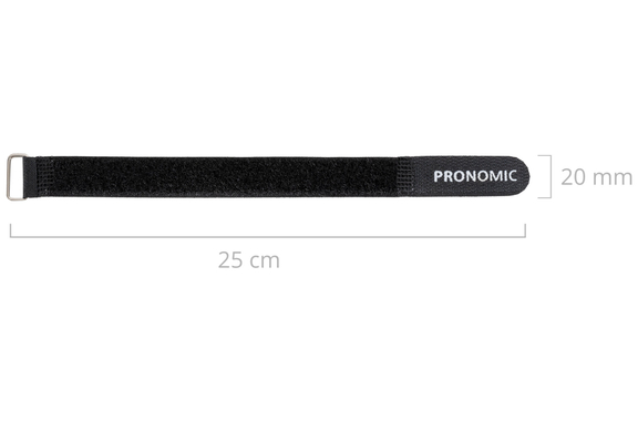 Pronomic KB-250R-V2 Fascette con Chiusura a Strappo 250mm con Anello Confezione da 10 image 3