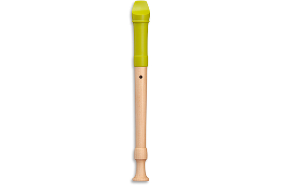 Mollenhauer Fipple "Lere" Soprano Recorder Apple Green Baroque image 3