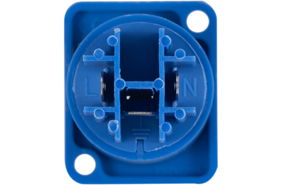 Pronomic PowPID BU Powerplug Inbouwconnector Blauw image 3