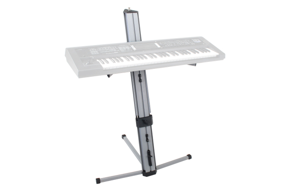 Classic Cantabile Keyboardständer KS-100 silber inklusive Mikrostativ und Tragetasche image 3