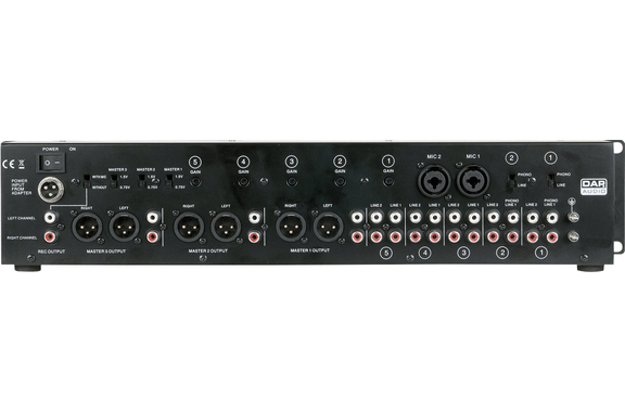 DAP Audio IMIX-7.3 7-Kanal Installationsmixer image 3