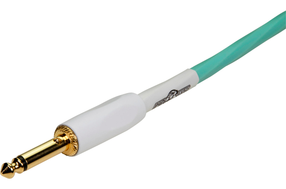 Pig Hog Hex Series Silent Kabel 3m Winkel Seafoam Green image 3