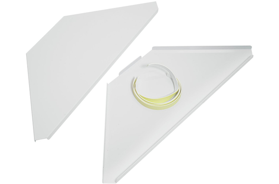 Omnitronic Eckplatten für Mobile DJ Stand Weiß image 3