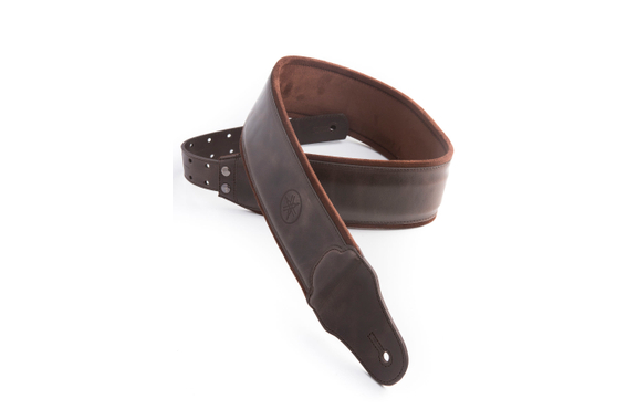 Yamaha Smooth Guitar Strap Brown image 3