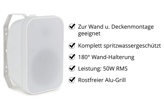 McGrey OLS-5251WH Outdoor Luidspreker 50 Watt Wit image 3
