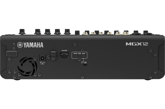 Yamaha MGX12 Mesa De Mezclas Digital Negra image 3