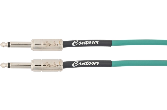 Fender Contour Series Câble Instrument 10' Sherwood Green image 3