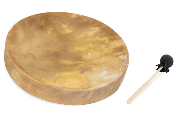 Classic Cantabile TSD-18 Traditionele Sjamanentrommel met Paardenhuid 18" Set met Standaard image 3