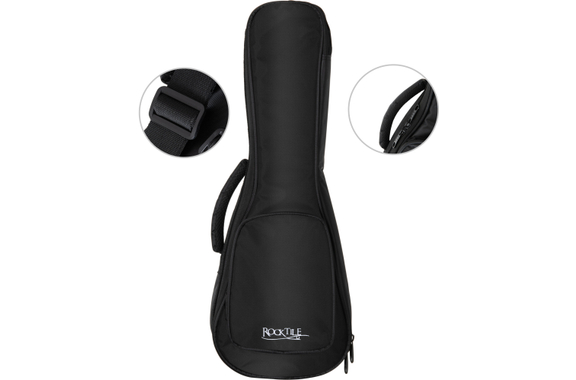 Funda Rocktile para Ukelele Soprano Negra image 3
