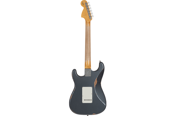 Fender Custom Shop 1967 Stratocaster Relic Aged Charcoal Frost Metallic image 3