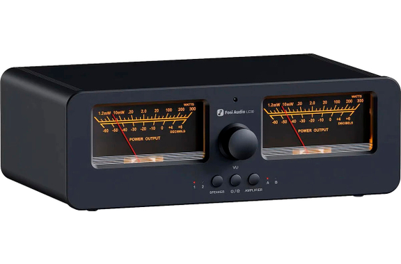 Commutateur Amplificateur/Enceintes Fosi Audio LC30 VU Noir image 3