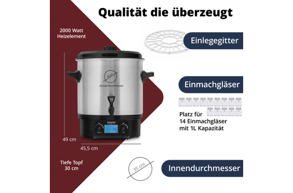 Stagecaptain GWK-27D Glühweinkoker image 3
