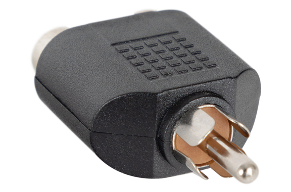 Adaptador Pronomic AD-CF2MC 2x Cinch/RCA hembra / Cinch/RCA macho image 3