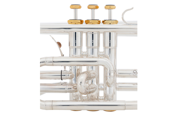 Lechgold Supreme CR-18S Bb-Kornett versilbert image 3