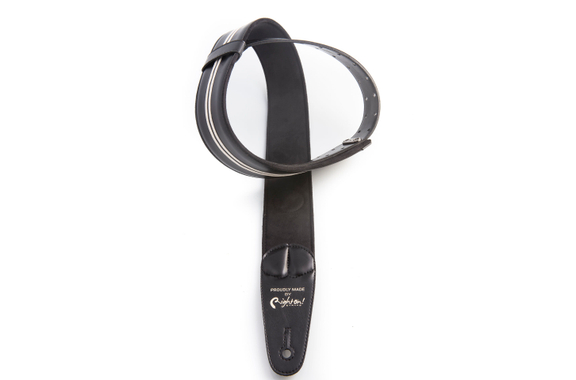 Yamaha Race Guitar Strap Black Ivory image 3