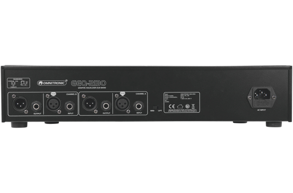 Omnitronic GEQ-2310 Equalizer 2x31-Band image 3